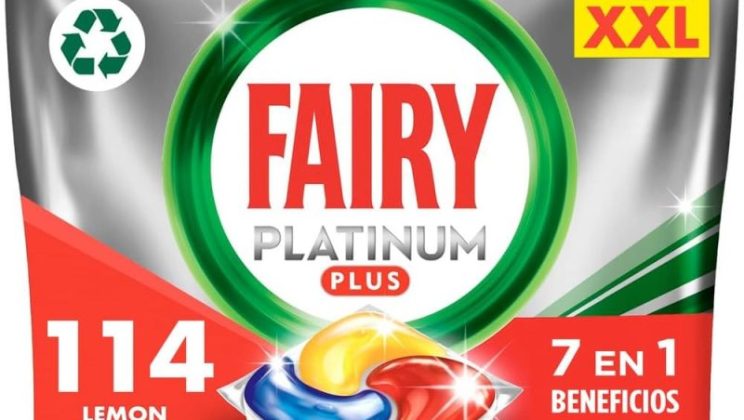 Fairy Platinum Plus Limón: la opción más potente para un lavado eficaz en una sola cápsula