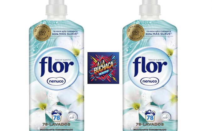 ¡No te pierdas la promoción del 70% de descuento en la segunda unidad de Flor Suavizante para la ropa!
