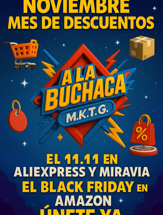 🔥💣 ¡LOS MEGA CHOLLOS ESTÁN A PUNTO DE EXPLOTAR! 💣🔥 «A LA BUCHACA» es un grupo recomendado en Facebook, Telegram, WhatsApp  especializados en publicar y compartir las mejores ofertas de  Amazon, Miravia y Aliexpress