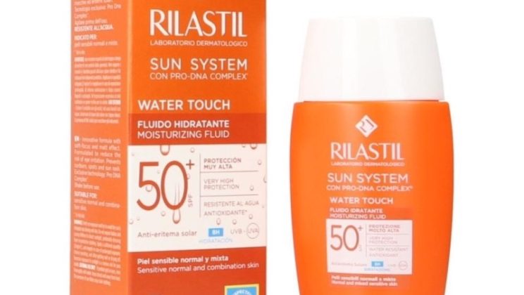¡Aprovecha el descuento del 40% en la 2º unidad en el fotoprotector Water Touch SPF50+ de Rilastil para una piel radiante y protegida!