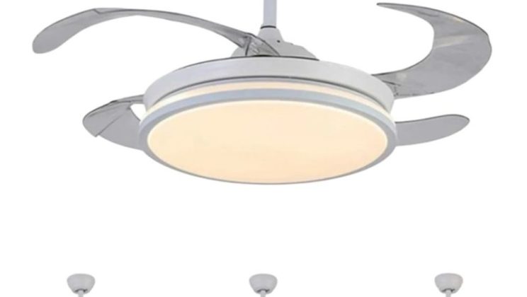 Descubre la comodidad y elegancia del Ventilador de techo con luz LED 36W Blanco en 3 Temperaturas de Luz con Mando a Distancia