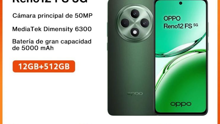 Descubre todas las increíbles características del nuevo OPPO Reno 12 FS 5G: 12GB de RAM, 512GB de almacenamiento y más