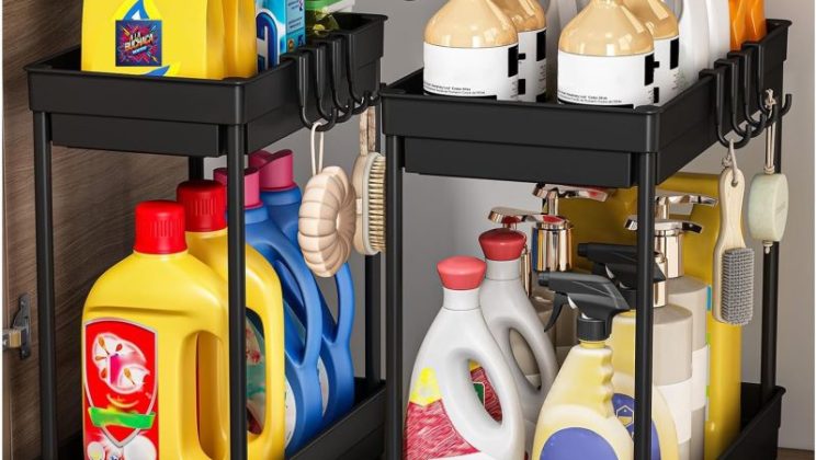 Descubre la solución perfecta para el desorden debajo del fregadero con el PACK 2 Organizadores