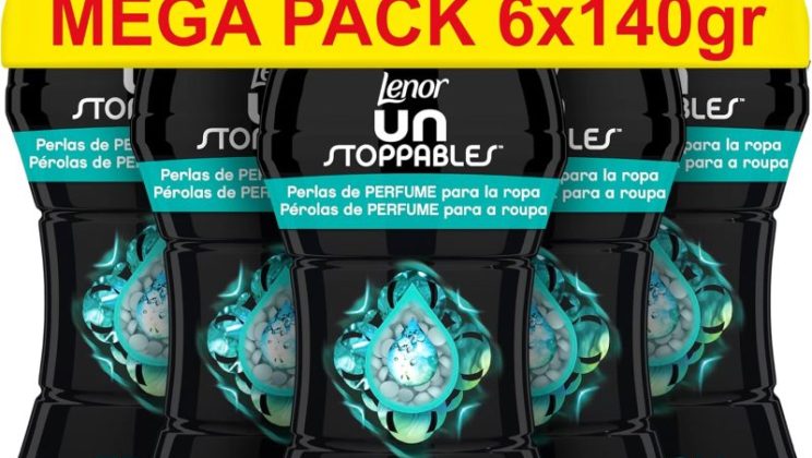 Descubre la magia de Lenor UNstoppables Perlas Suavizante de Perfume para laopa