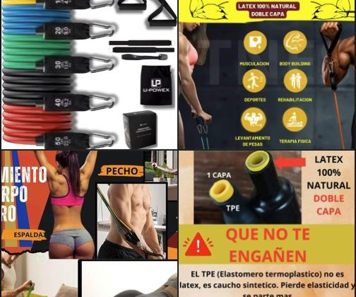 Ejercicios con cintas elásticas: la solución perfecta para entrenar en casa