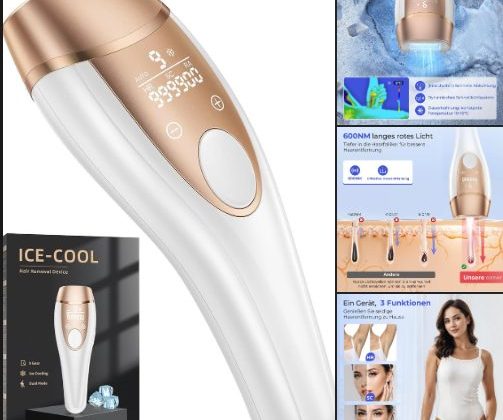 Depilación sin Dolor con la Depiladora Láser 21J: 9 Niveles de Energía para Adaptarse a Cualquier Zona del Cuerpo