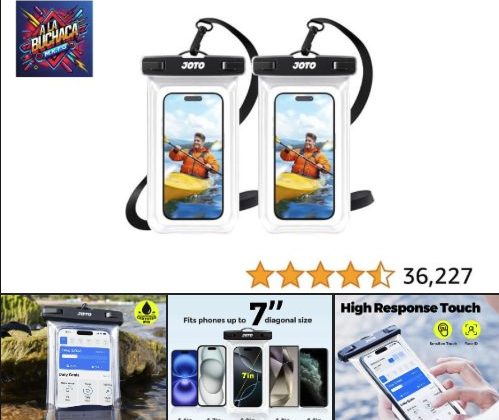Evita robos y daños en la playa con estas bolsas estancas universales