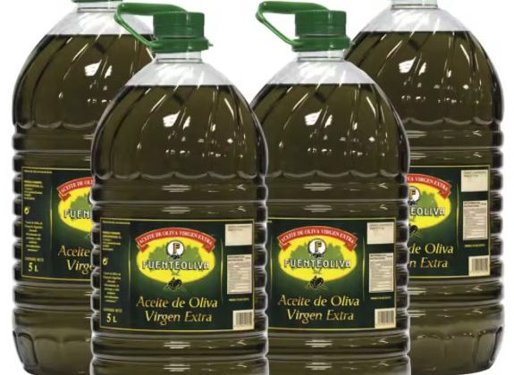 ¡No te quedes sin tu reserva de aceite! Pack de 4 botellas de Aceite de Oliva Virgen Extra 5 litros Fuenteoliva cosecha 24/25 en promoción
