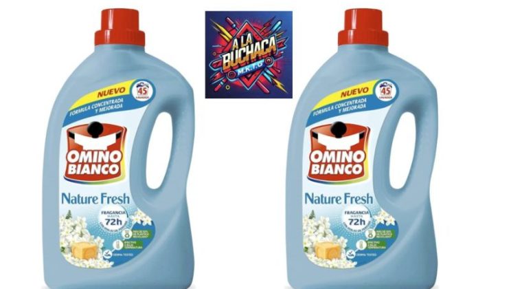 ¡Aprovecha la oferta en Amazon! 2º unidad al -70% de descuento en Omino Bianco Detergente Líquido Nature Fresh