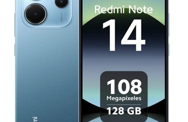 ¡Aprovecha la OFERTA del 31% en el nuevo Xiaomi Redmi Note 14 con pantalla AMOLED de 120Hz y cámara de 108MP!