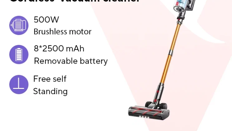Descubre la comodidad y eficiencia de la Aspiradora Inalámbrica V7 500W 50KPA