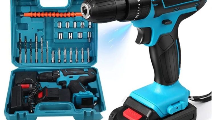 Herramientas de Poder: El Taladro de Impacto de 28V con baterías recargables para trabajos profesionales
