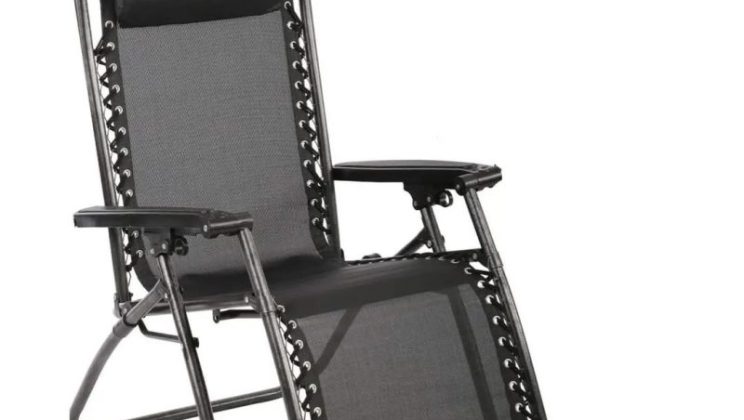 Silla plegable gravedad cero silla tumbona ajustable sillón reclinable con reposacabezas  gravedad 0, 🔻– 56 %
