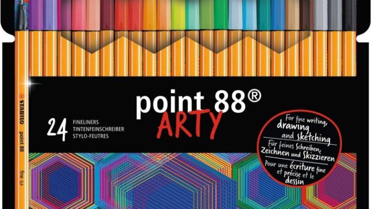 Descubre la versatilidad de los rotuladores STABILO POINT 88 en su estuche ARTY de 24 colores ✈️* ¡Y ojo! Esta oferta vuela* ✈️ 🔻–73 %