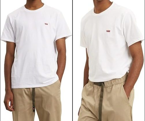 Descubre la comodidad y estilo de la camiseta Levi’s SS Original Housemark para hombres en talla XXL