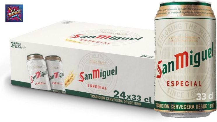 Descubre el sabor único de San Miguel Especial Lager en su pack de 24 latas de 33cl ✅OFERTA: 🔥 10,80€🔥
