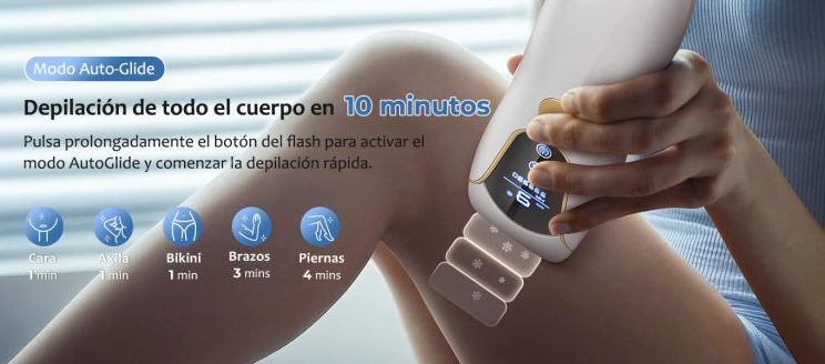 ❄️ DEPILADORA LÁSER IPL CON ENFRIAMIENTO 🔻–55 % + CÓDIGO 💡🧊✨