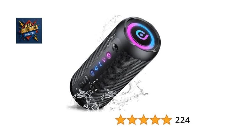ALTAVOZ BLUETOOTH 30W + RGB –66 %