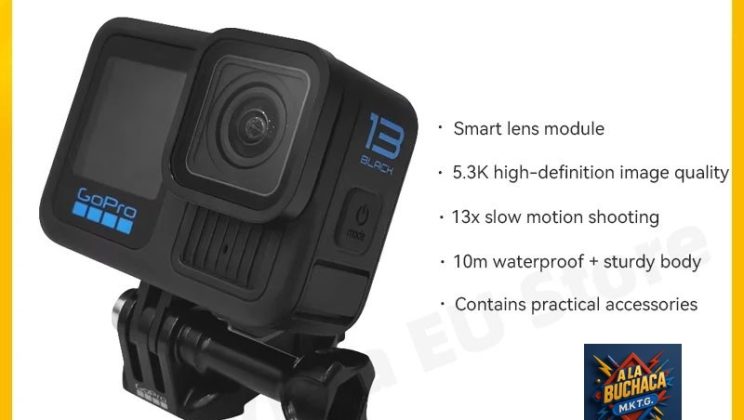 📸🌊🔥 GOPRO HERO 13 PRO 🔻–66 % + CÓDIGO pedazo de descuento en AliExpress