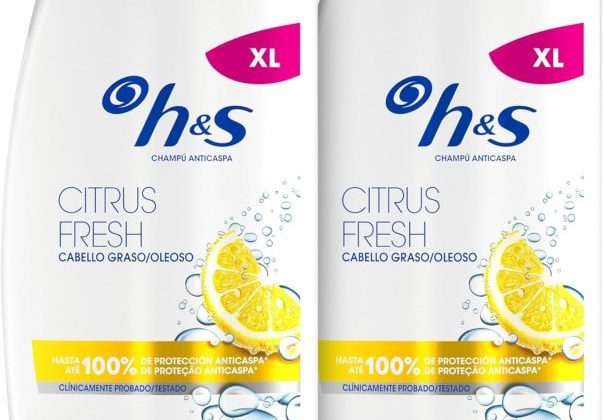 🎈 H&S Citrus Fresh Champú Anticaspa 2x800ml 🔻–41 %