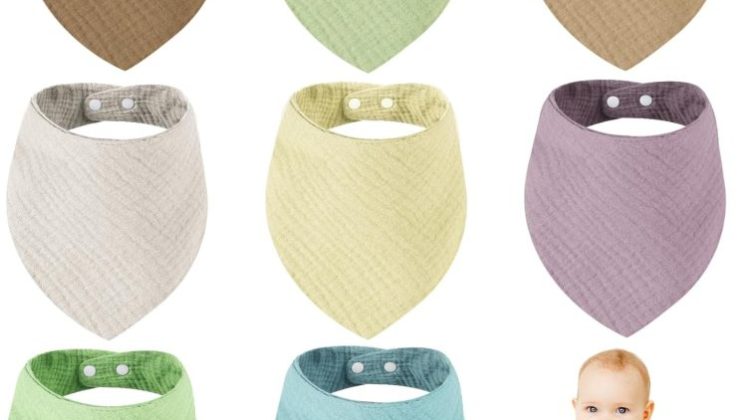 🎈 PACK 8 Baberos para Bebés 🔻–40 % + CÓDIG