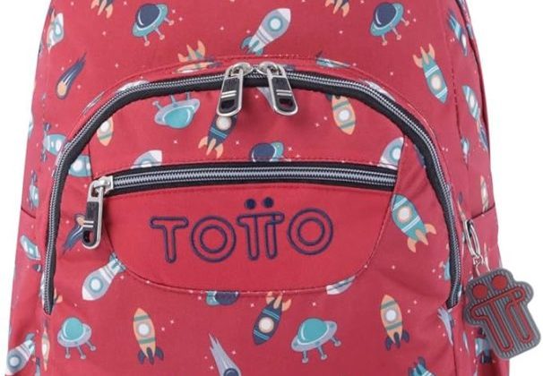 🎒🎨 MOCHILA TOTTO ACUARELES NIÑOS 🔻–36 %