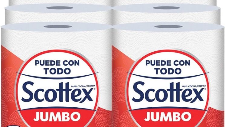 🎈 Scottex Jumbo Papel de Cocina (8 rollos) 🔻–26 % + CUPÓN