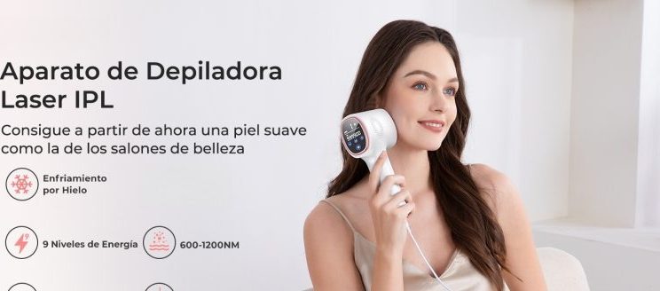 ¡ADIÓS VELLO, HOLA PIEL SUAVE! –72 % + CUPÓN + CÓDIGO Depiladora Laser con Función de Refrigeración, 21J