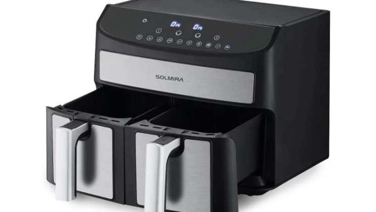 🎈 Freidora de Aire Sin Aceite Doble 8 L 1700 W 🔻–74 % Ahora por 🏡40,62 € + CÓDIGO