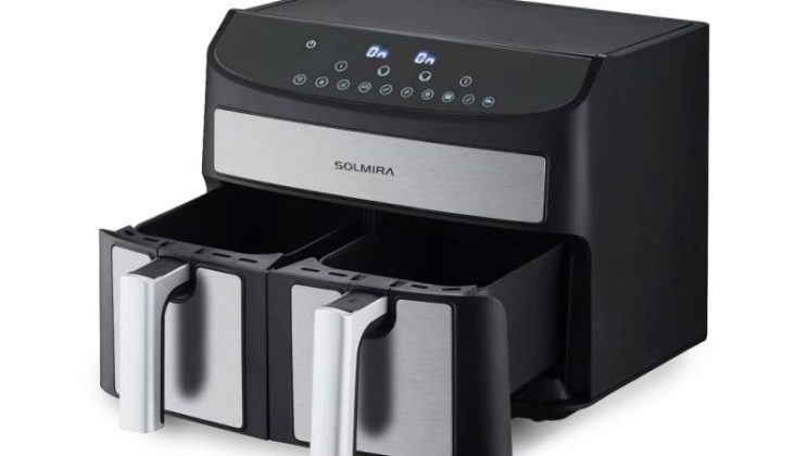 🎈Freidora de Aire Doble 8L – 1700W 🔻–75 % Ahora por 🏡40,42€ + CÓDIGO