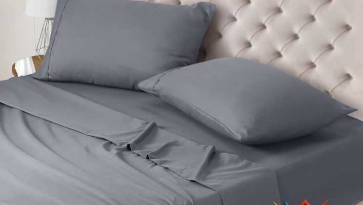 🎈 Juego de Sábanas 4 Piezas 150×200 Gris 🔻–39 % Ahora por 🛏️13,96 €