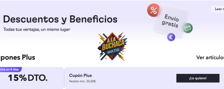 🎈 CUPÓN EXTRA 🔻 –15 % en pedidos desde 35 € 💶 ¡Actívalo YA en Miravia!