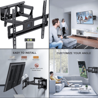 🎈 MEGA CHOLLO Soporte TV de Pared Articulado 🔻–57 % Ahora por 📺19,70 € + CÓDIGO
