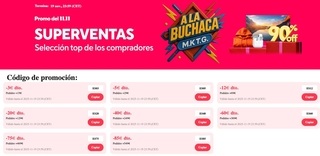 🎉 ¡ARRANCA EL 11/11! DESCUENTOS BESTIALES CON CÓDIGOS TOP 🔥 EN TODA ESTA SECCIÓN