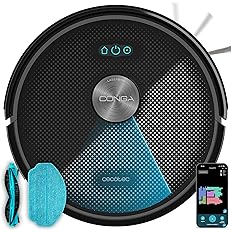 🌀 Cecotec Robot Aspirador y Friegasuelos Conga M50 🔻–54 % Ahora por 🤖99,00€