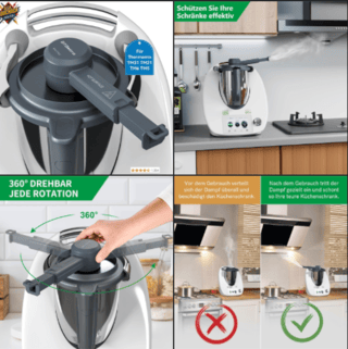 🎈 DESVIADOR DE VAPOR PARA THERMOMIX 🔻–35 % Ahora por 🍲11,69€ + CÓDIGO
