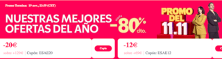 🎈 MEGA CHOLLAZO 11/11 – ¡Las mejores ofertas del año! 🔻 Códigos de descuento ACTUALIZADOS 🔥