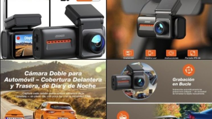 🚗 MEGA CHOLLO Dashcam iZEEKER 4K + Trasera 🔻–25 % Ahora por 🎥37,49 € + CUPÓN + CUPÓN AUTOMÁTICO