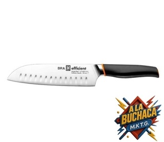 🔪 Cuchillo Santoku BRA Efficient 🔻–41 % ahora por 🍽️12,08 €